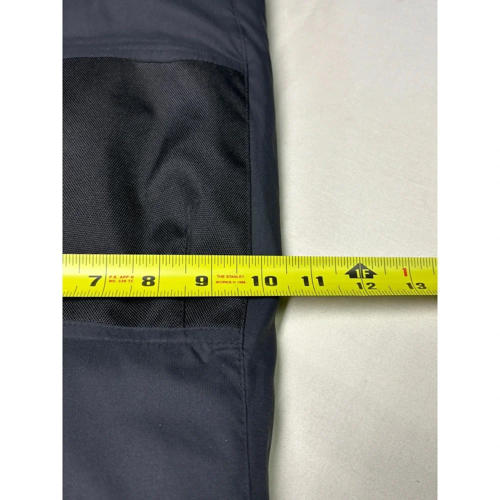 NWT LL Bean Cold Buster Snow Pants Youth 18 Black Insulated Adjustable Ski 30X32